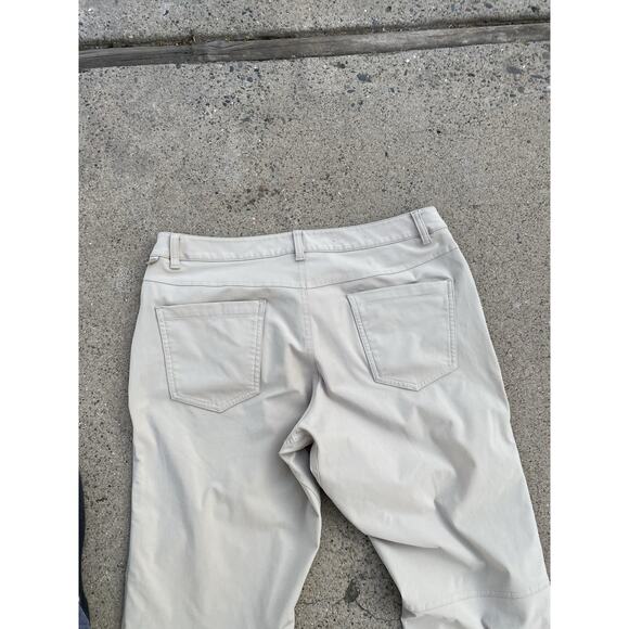 Lululemon ABC 5 Pocket Warpstreme Pants Size Large Khaki - Picture 9 of 10